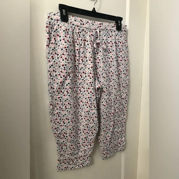 100% COTTON CAPRI PYJAMA PANT SIDE POCKETS - Picture 13 of 13